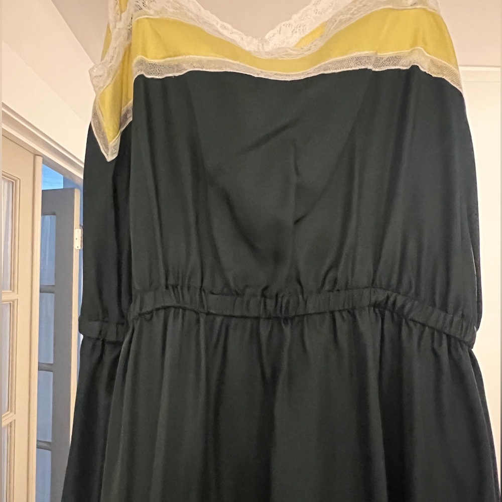 Robert Rodriguez satin and lace midi dress size 4 - Picture 6 of 6